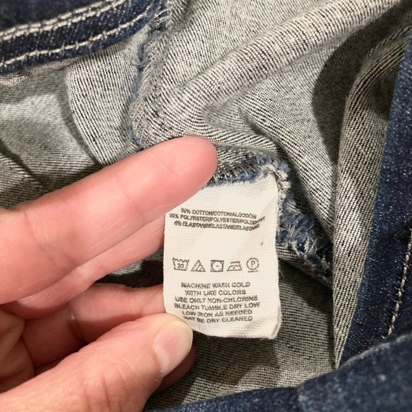 Free People Ultra High Waist Pull On Skinny Jeans, Size 26 - Picture 6 of 7